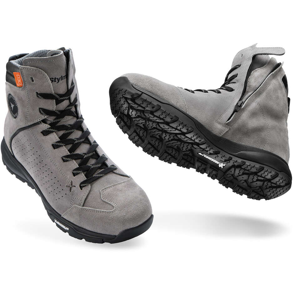 Urban Stylmatin ZED AIR Motorrad-Sneaker Grau
