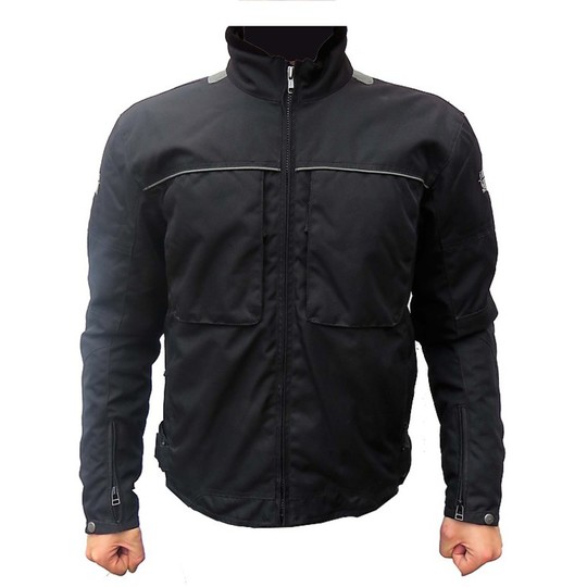 Urban Survivor By Berik Motorcycle Jacket Model Nj-4705 Black