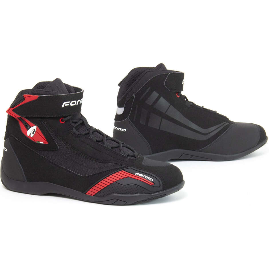 Urban Technical Motorcycle Shoes Forma GENESIS Black Red