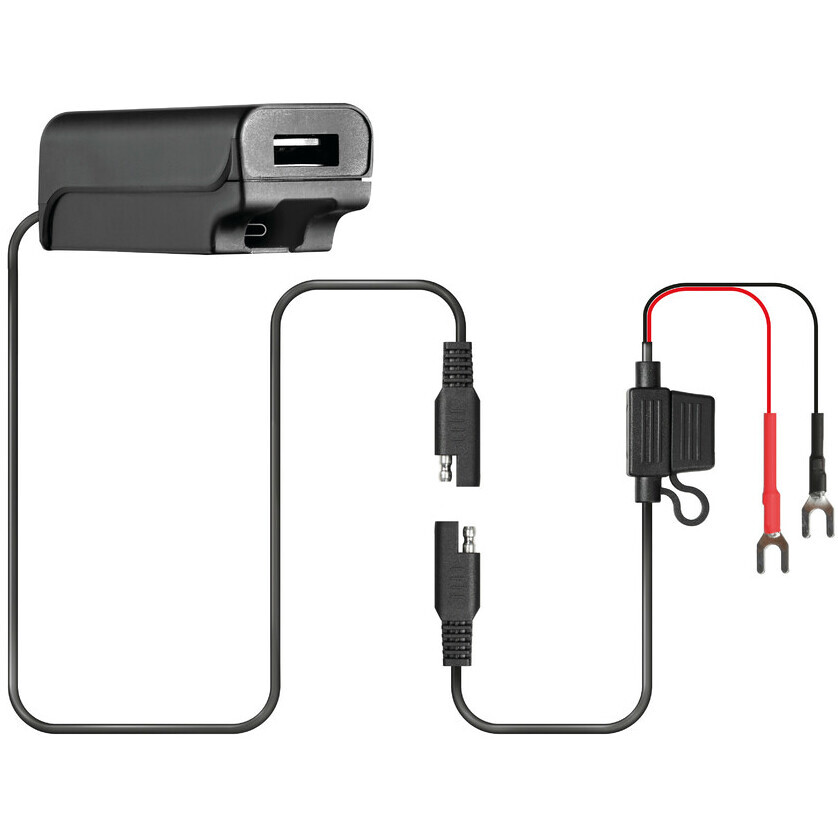 USB charger Lampa TREK X with double USB socket (USB A + USB C) rainproof