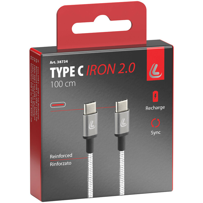 Usb Iron 2.0 Type-C > Usb Type-C cable - 100 cm