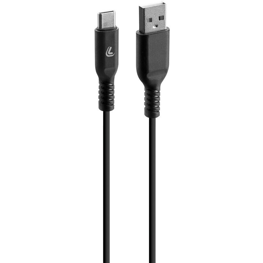 USB-Kabel > USB Typ C – 200 cm Schwarz