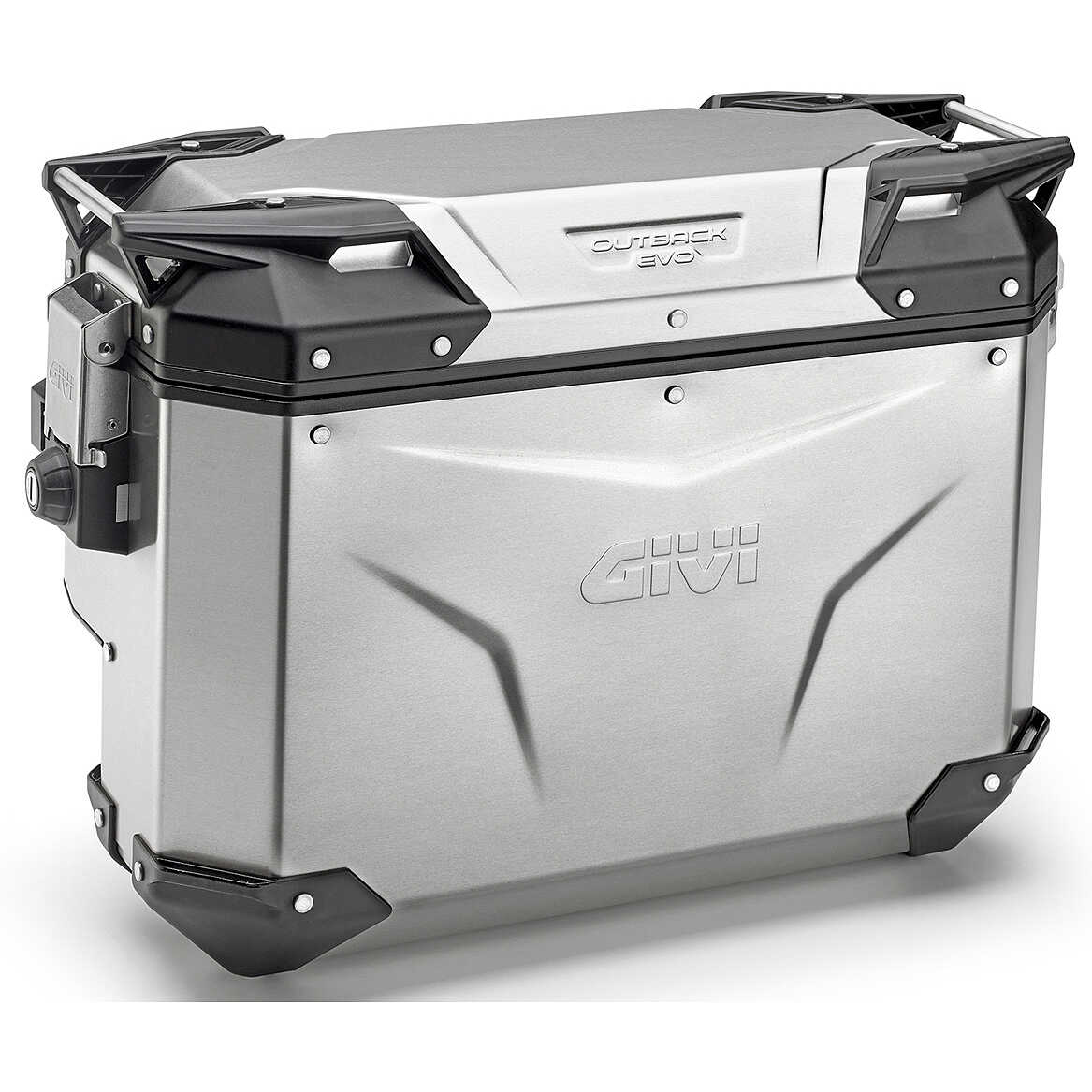Givi Valigia Laterale Destra Trekker OUTBACK In Alluminio – Per Moto – Modello Monokey – Colore Naturale (NE) - 4