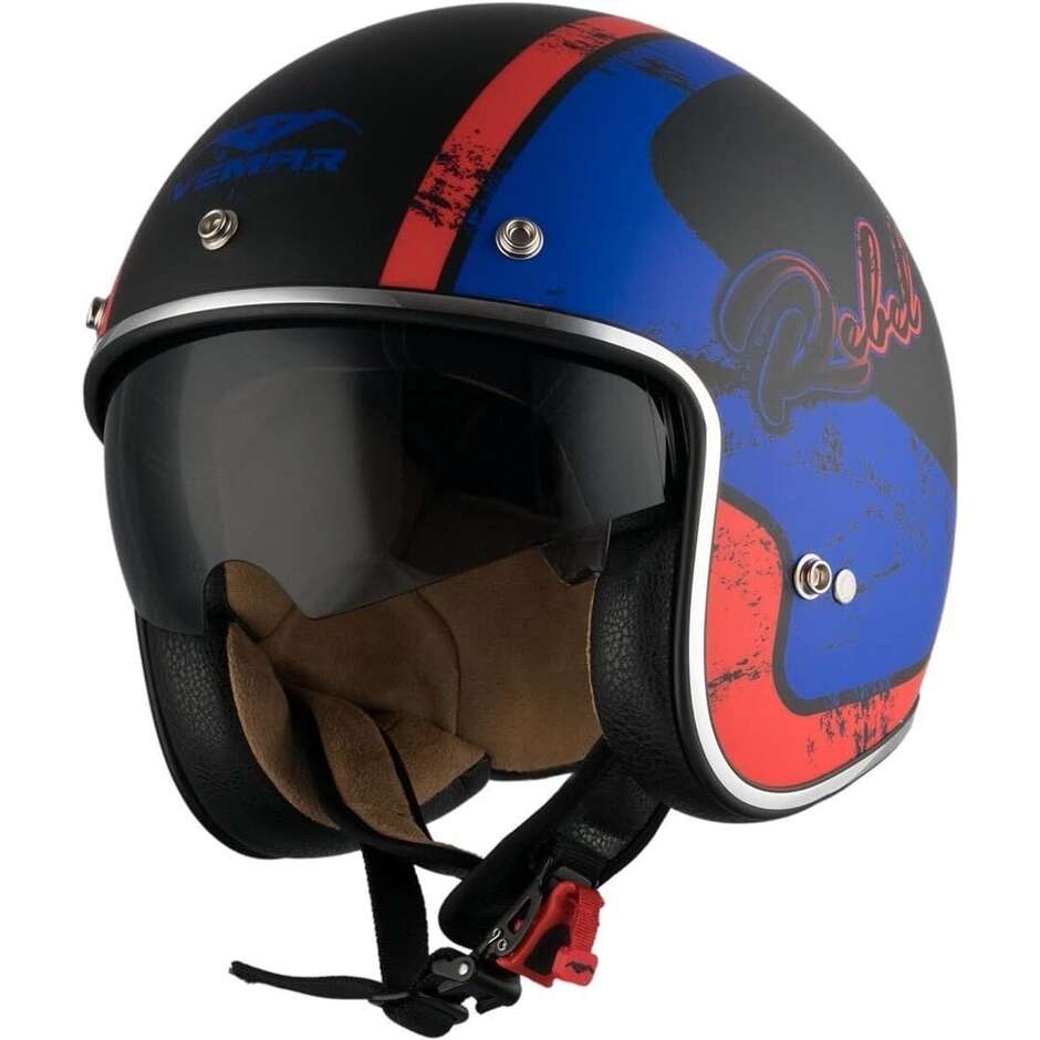 Vemar CHOPPER Rebel JX18 Jet Motorcycle Helmet 