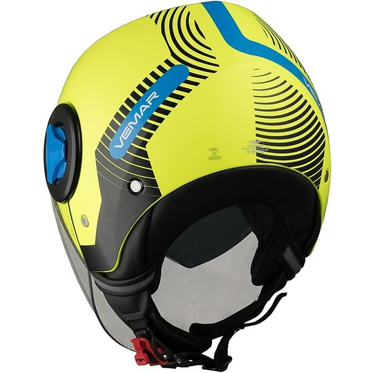 Vemar JY20 BREEZE Double Visor Motorcycle Helmet Jet Yellow Fluo