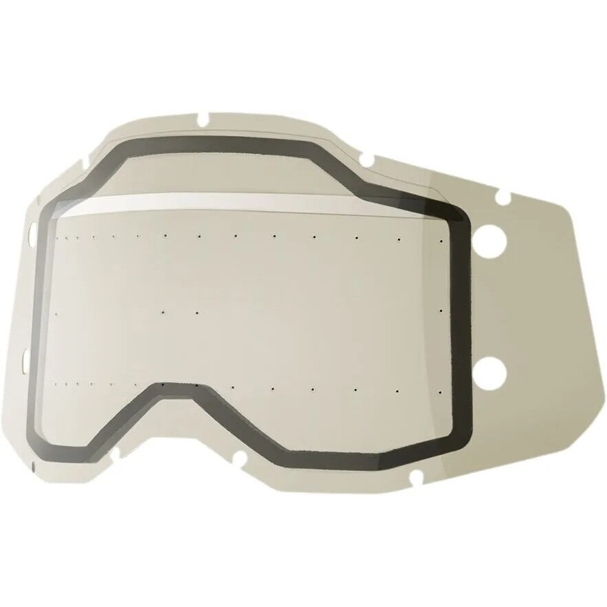 Verre de remplacement fumé pour masque 100% ACCURI2 / RACECRAFT 2 / STRATA 2 FORECAST