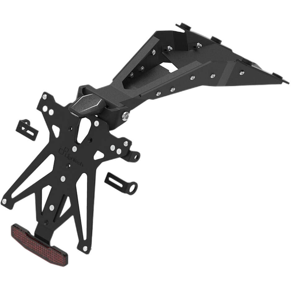 Verstellbarer Kennzeichenhalter-Kit von Lightech, speziell für QJ MOTOR SRK 700 (2024-)