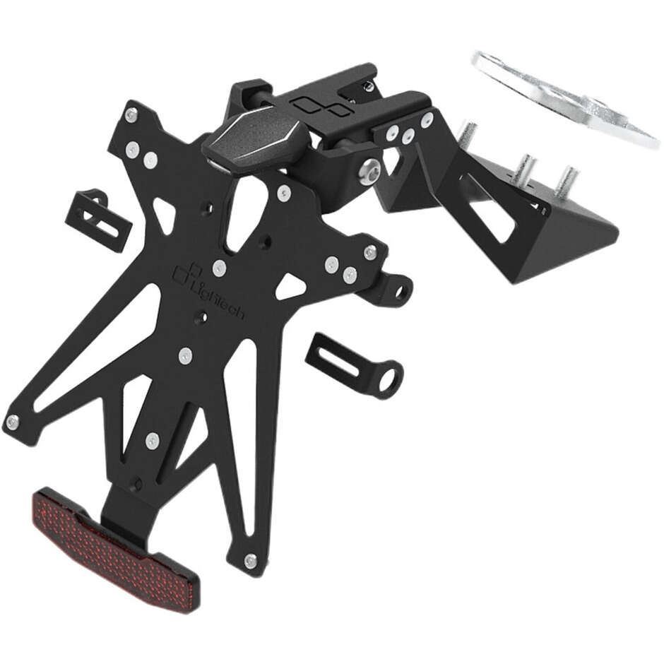 Verstellbarer Kennzeichenhalter-Satz von Lightech, speziell für CF MOTO 450 SR; 450 NK (23-24)