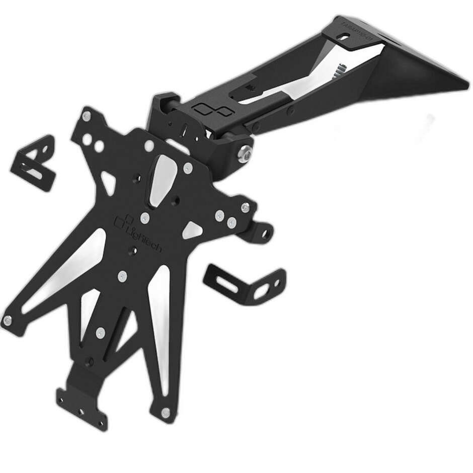 Verstellbarer Kennzeichenhalter von Lightech, speziell für Aprilia RS 457 (2024-)
