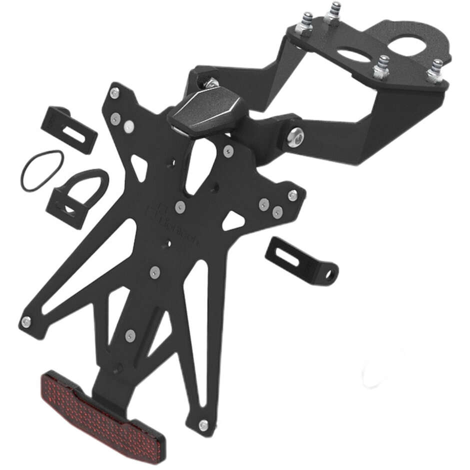 Verstellbares Kennzeichenhalter-Kit von Lightech, speziell für Yamaha MT10; MT-10 SP (23-24)