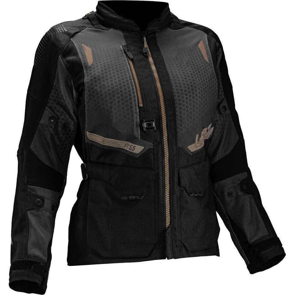 Veste d'aventure pour femme Leatt JACKET ADV FLOWTOUR 5.5 WOM Noir