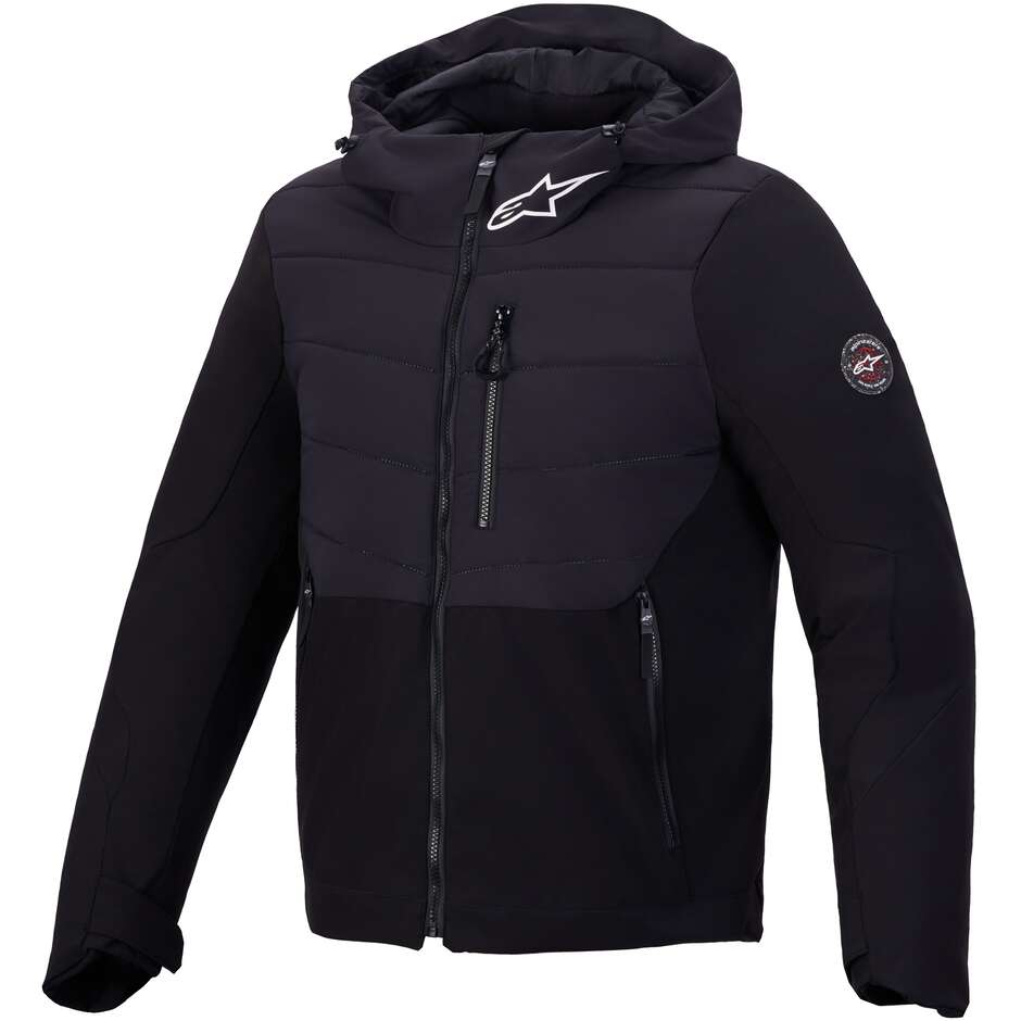 Veste de moto Alpinestars THERMA-TECH WP noire, style urbain