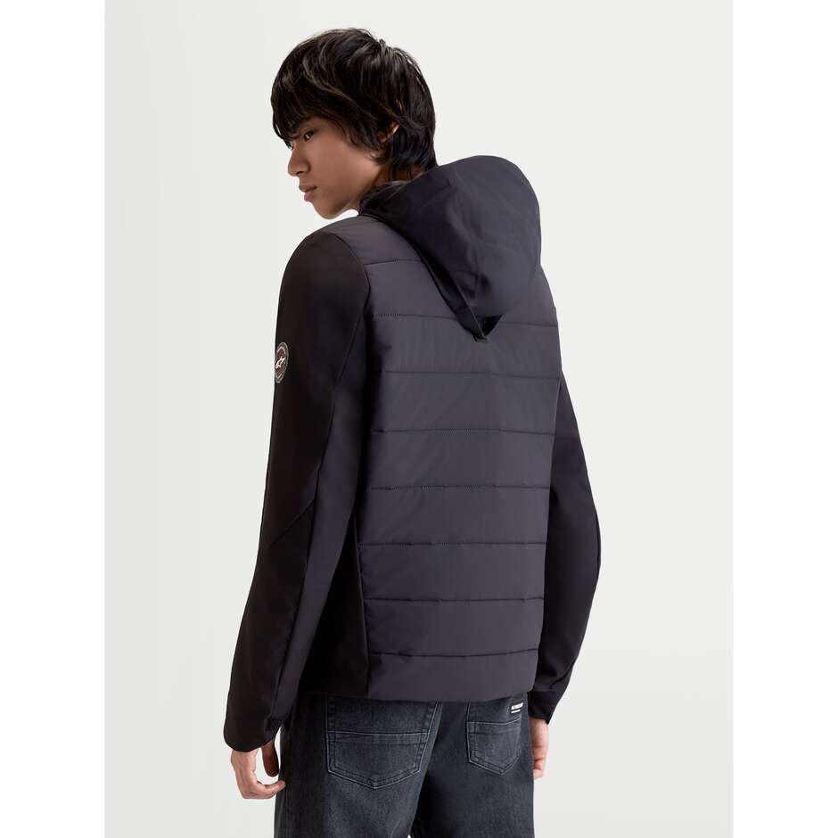 Veste de moto Alpinestars THERMA-TECH WP noire, style urbain