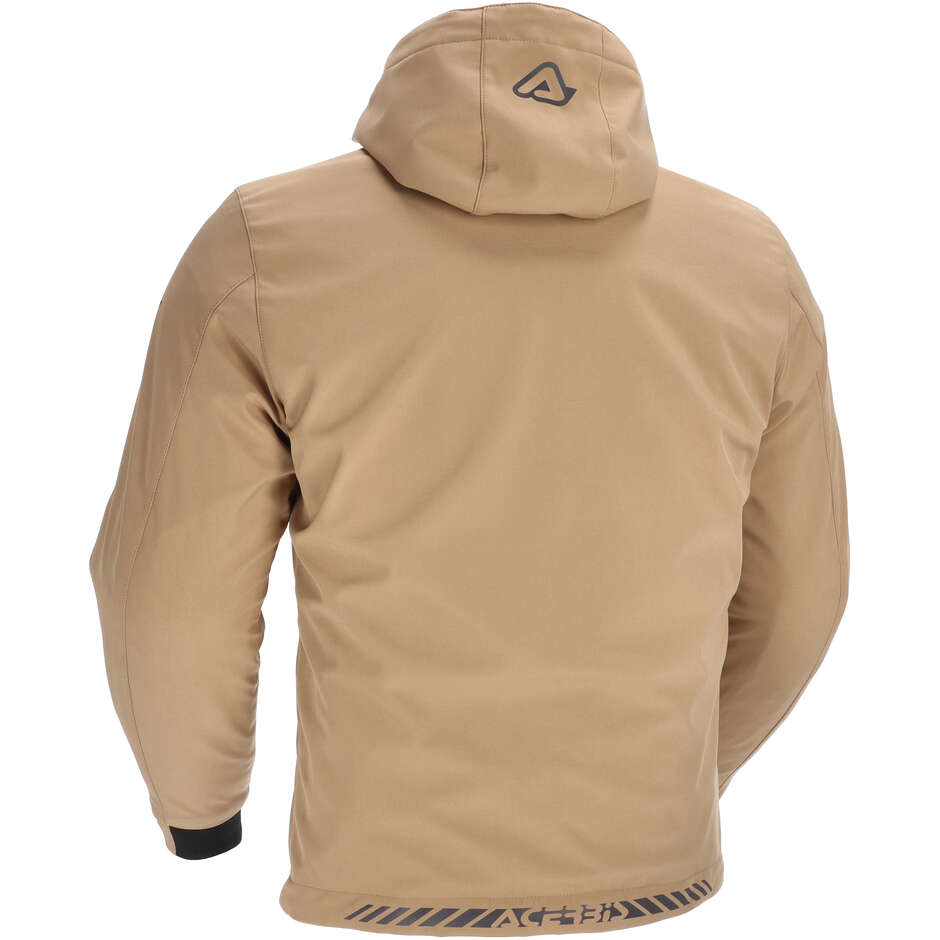 Veste de moto beige Acerbis LOKY