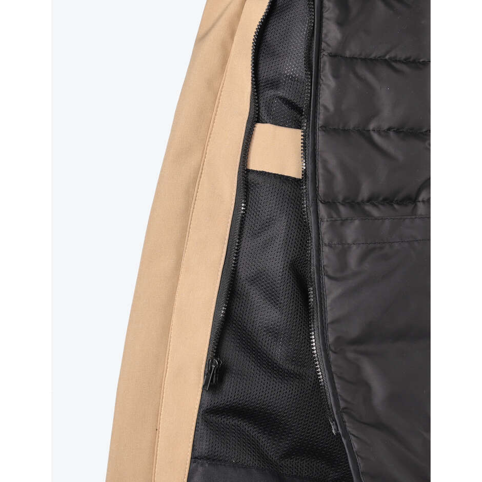 Veste de moto beige Acerbis LOKY