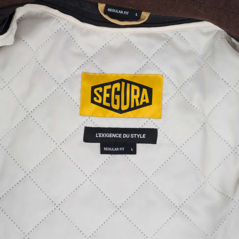Veste de moto beige Segura TAMPICO