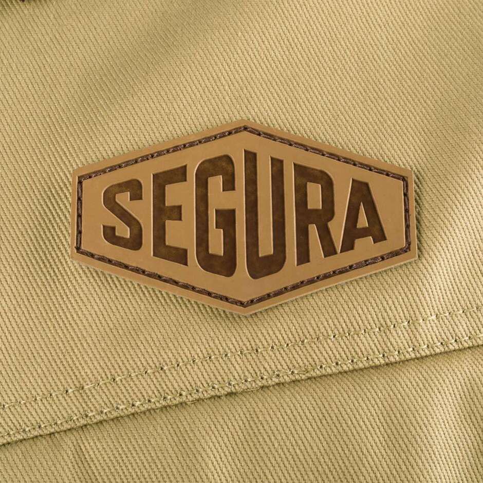 Veste de moto beige Segura TAMPICO