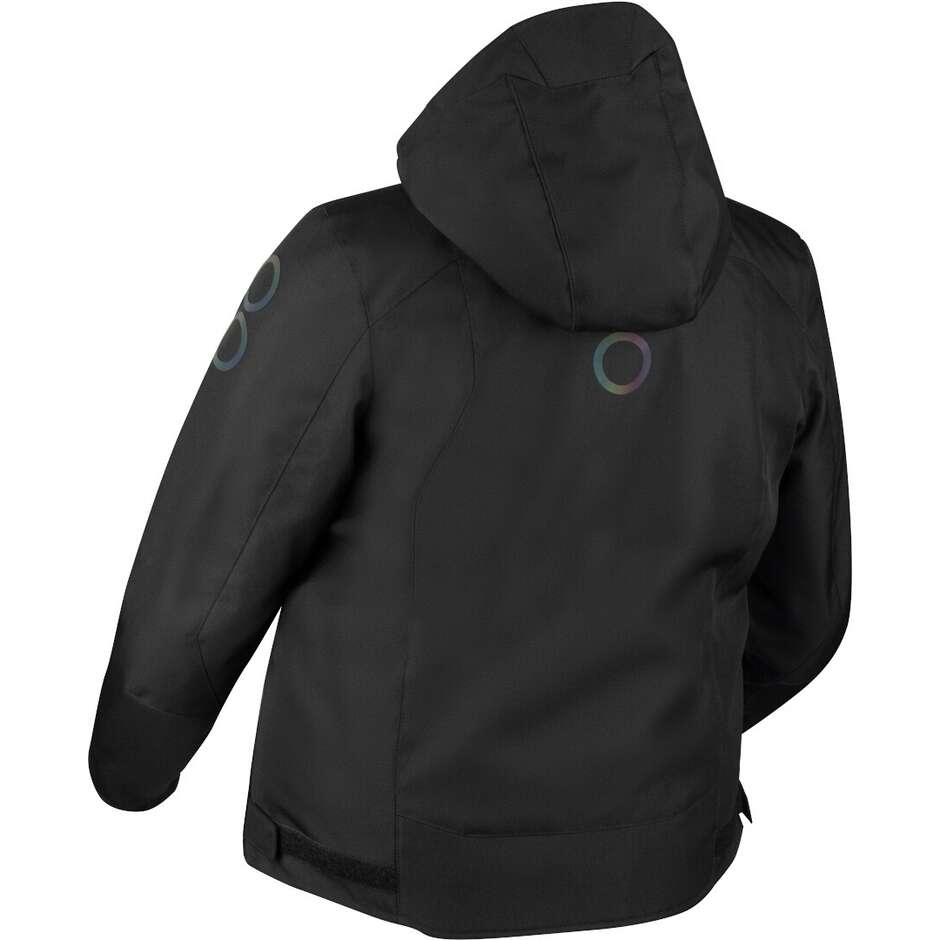 Veste de moto Bering LADY WARWICK Queen Size pour femme, noire