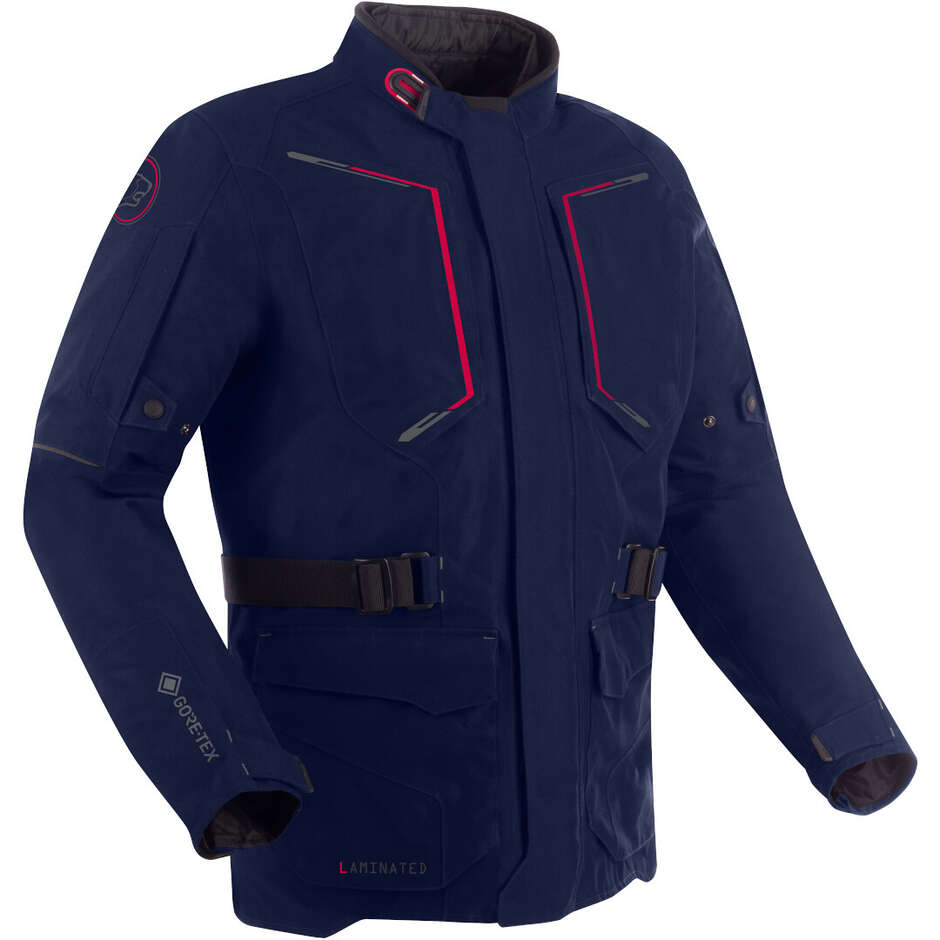 Veste de moto Bering OTTAWA GTX bleu marine