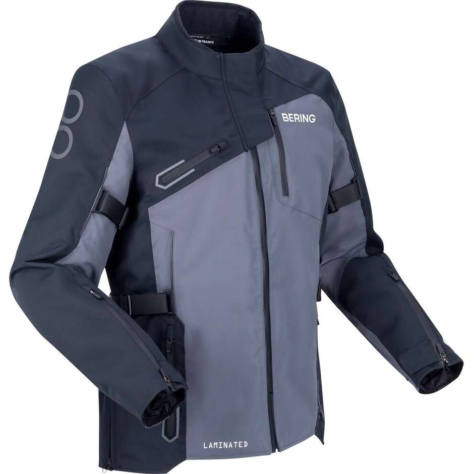 Veste de moto BERING OXYGEN Noir/Gris