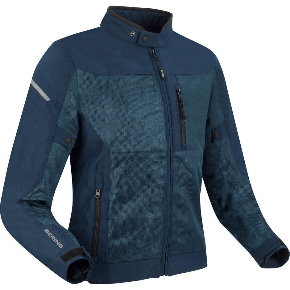 Veste de moto Bering OZONE bleu marine