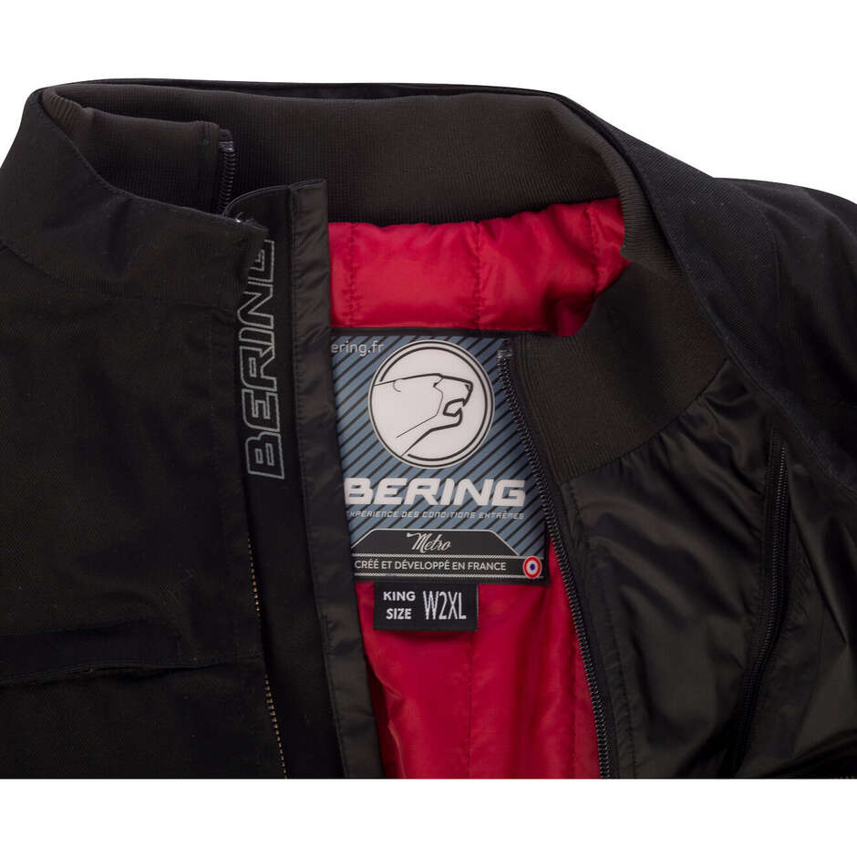 Veste de moto Bering ZANDER King Size noire