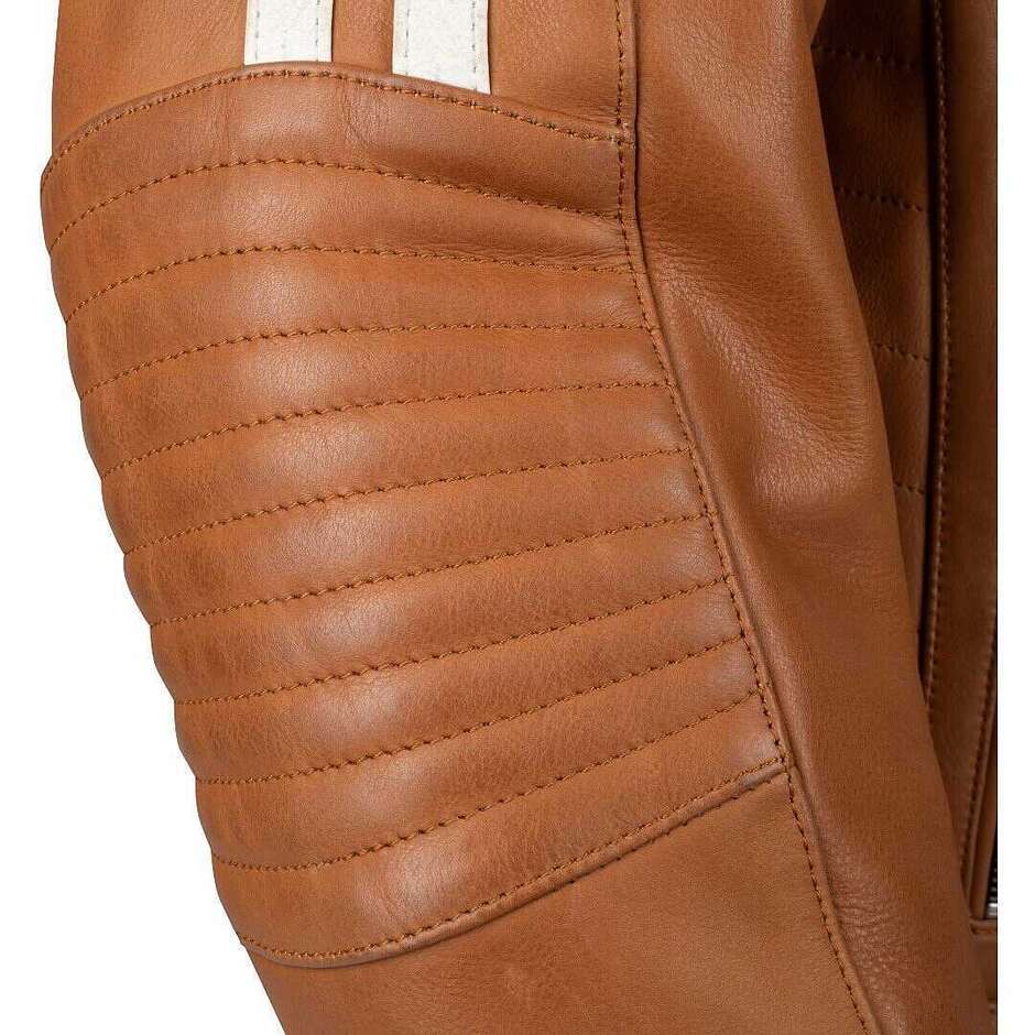 Veste de moto blanche camel Segura ORION