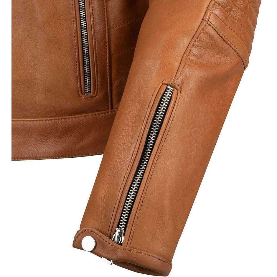 Veste de moto blanche camel Segura ORION