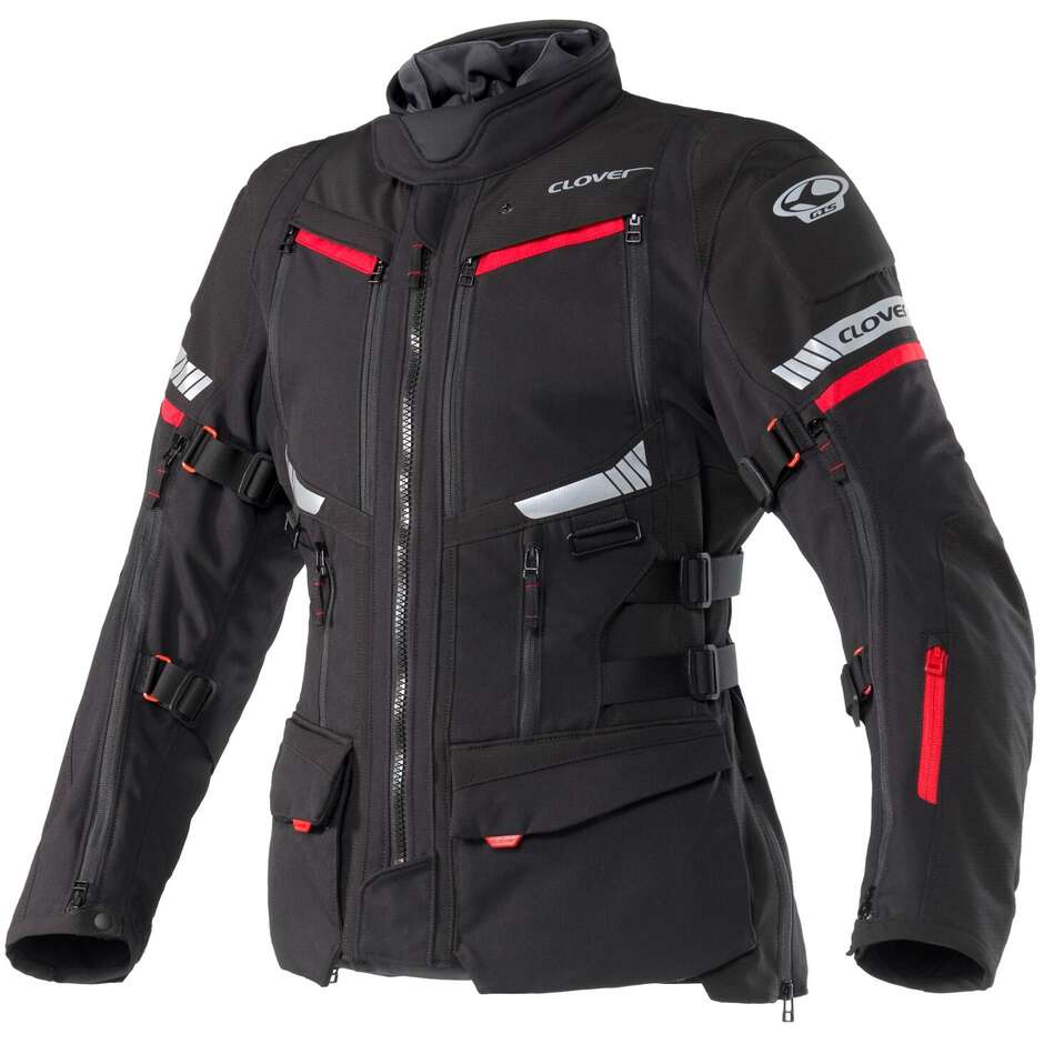Veste de moto Clover GTS 5 WP noire