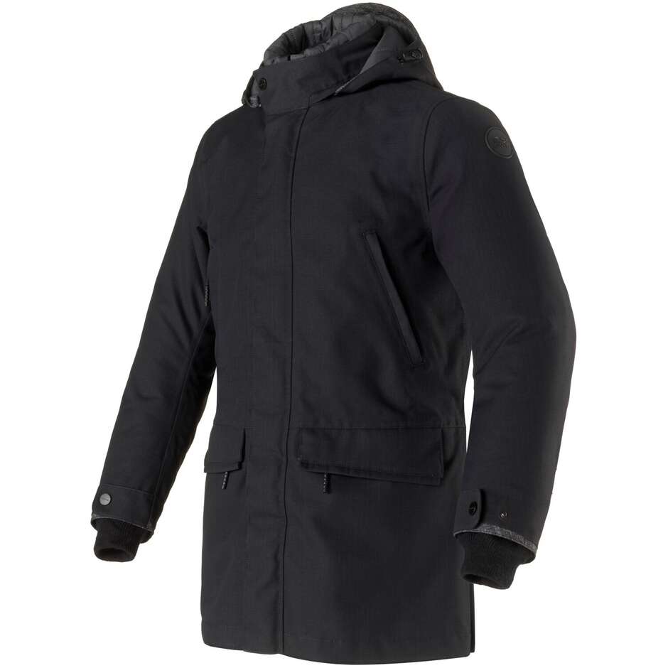 Veste de moto Clover MANHATTAN WP noire