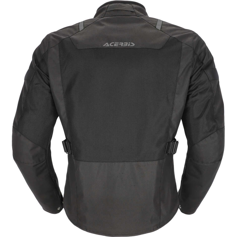 Veste de moto d'été perforée pour femme Acerbis New RAMSEY LONG LADY, noire