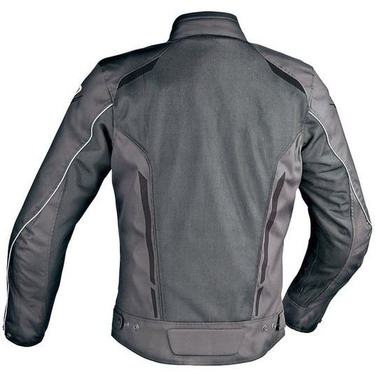 Veste de moto d'été technique en tissu noir Ixon COOLER