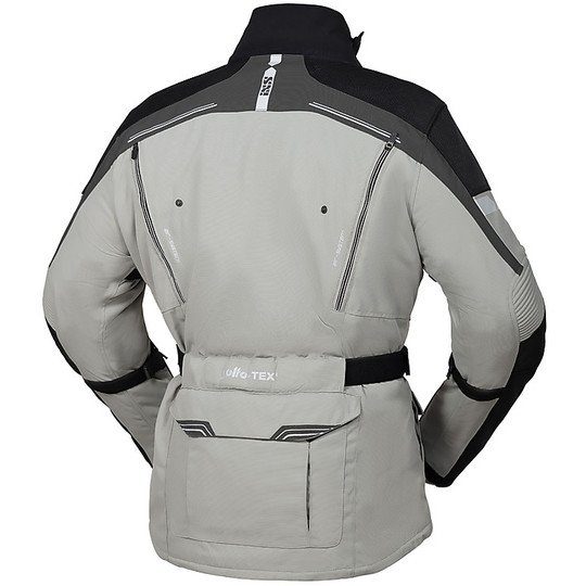 Veste de moto en tissu 3- en 1 Touring Ixs Tour TRAVELER-ST Gris Noir