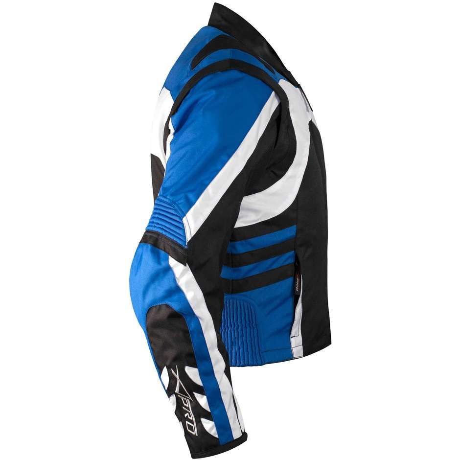 Veste de moto en tissu certifié American-Pro DYABLEX Noir Bleu