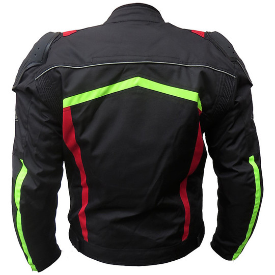 Veste de moto en tissu imperméable imperméable Sheild Drift avec plaques externes