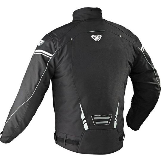 Veste de moto en tissu Ixon modèle Sirrus Hp noir / blanc