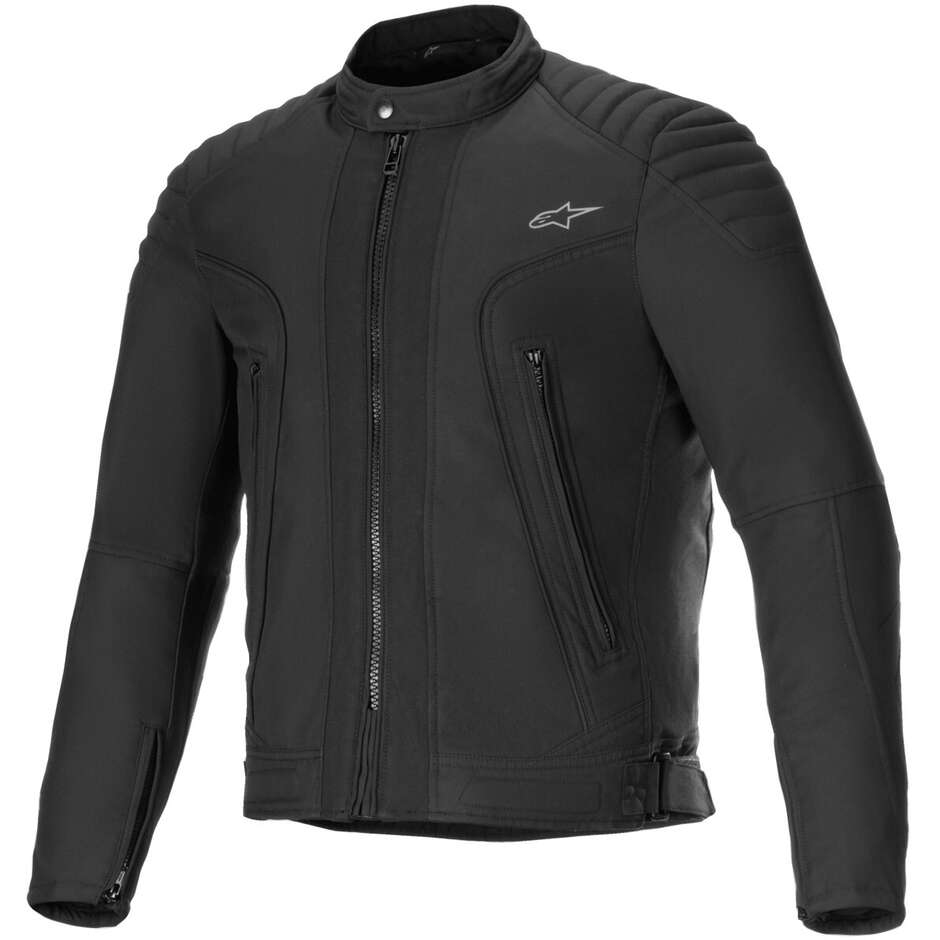 Veste de moto en tissu noir Alpinestars CLAYTON WR