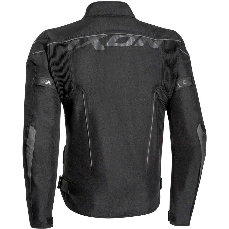 Veste de moto en tissu noir Ixon Sirocco 3 couches
