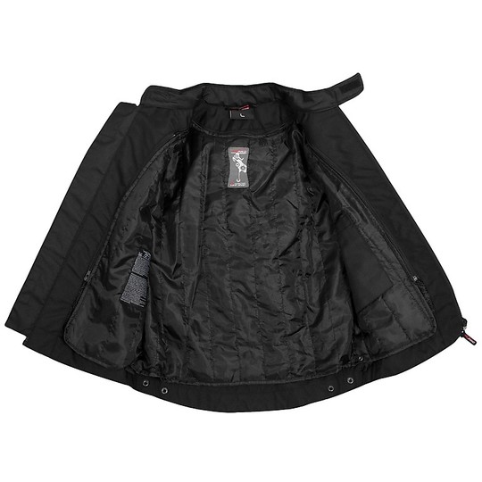 Veste de moto en tissu perforé Summer A-Pro OZONE Noir