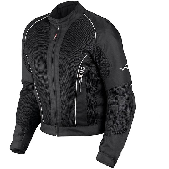 Veste de moto en tissu perforé Summer A-Pro OZONE Noir