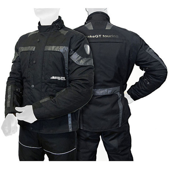 Veste de moto en tissu technique Adrake By Berik Megatouring Waterproof Black