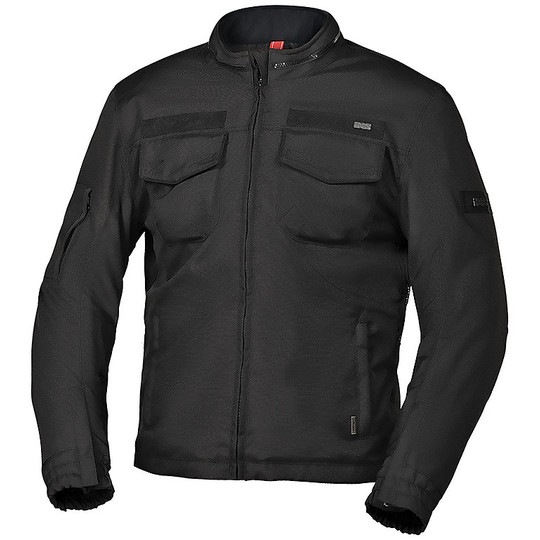 Veste de moto en tissu Urban Ixs Classic BALDWIN-ST Noir