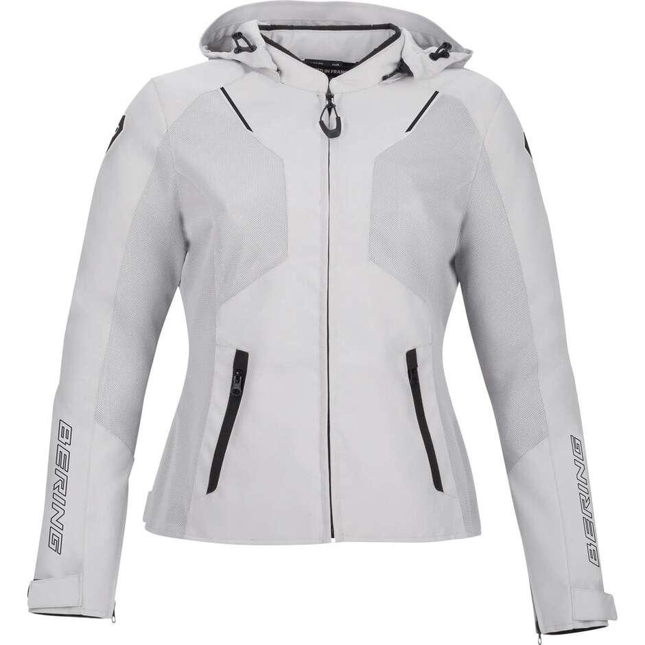 Giubbotto Moto da Donna BERING LADY WING Grigio/Nero