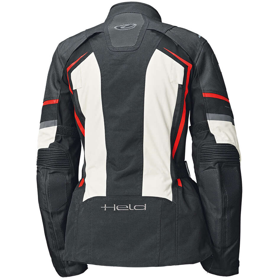 Veste de moto femme Held Karakum Top gris noir