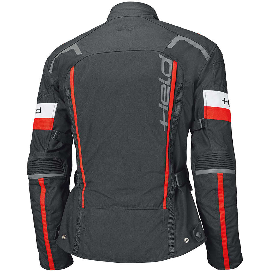 Veste de moto Held 4-Touring II Noir Rouge