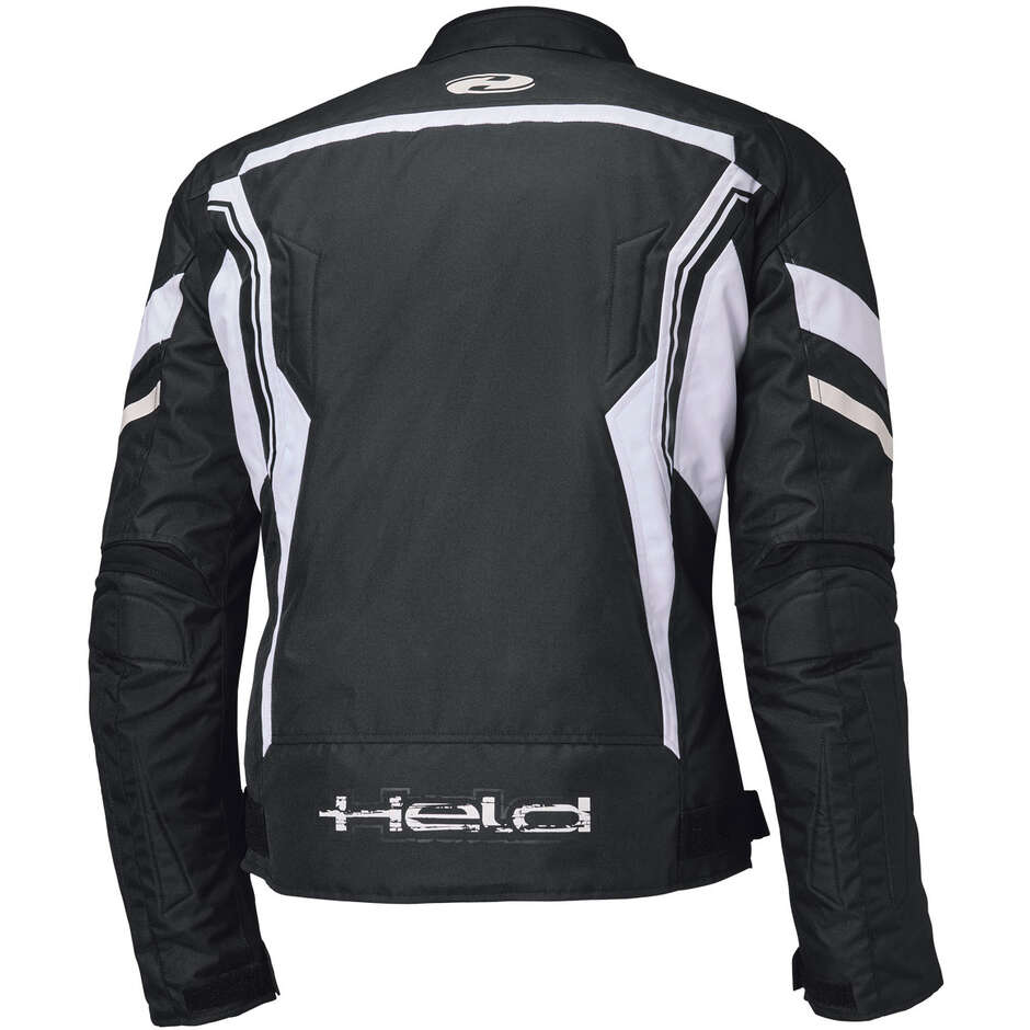 Veste de moto Held Baxley Top Blanc Noir