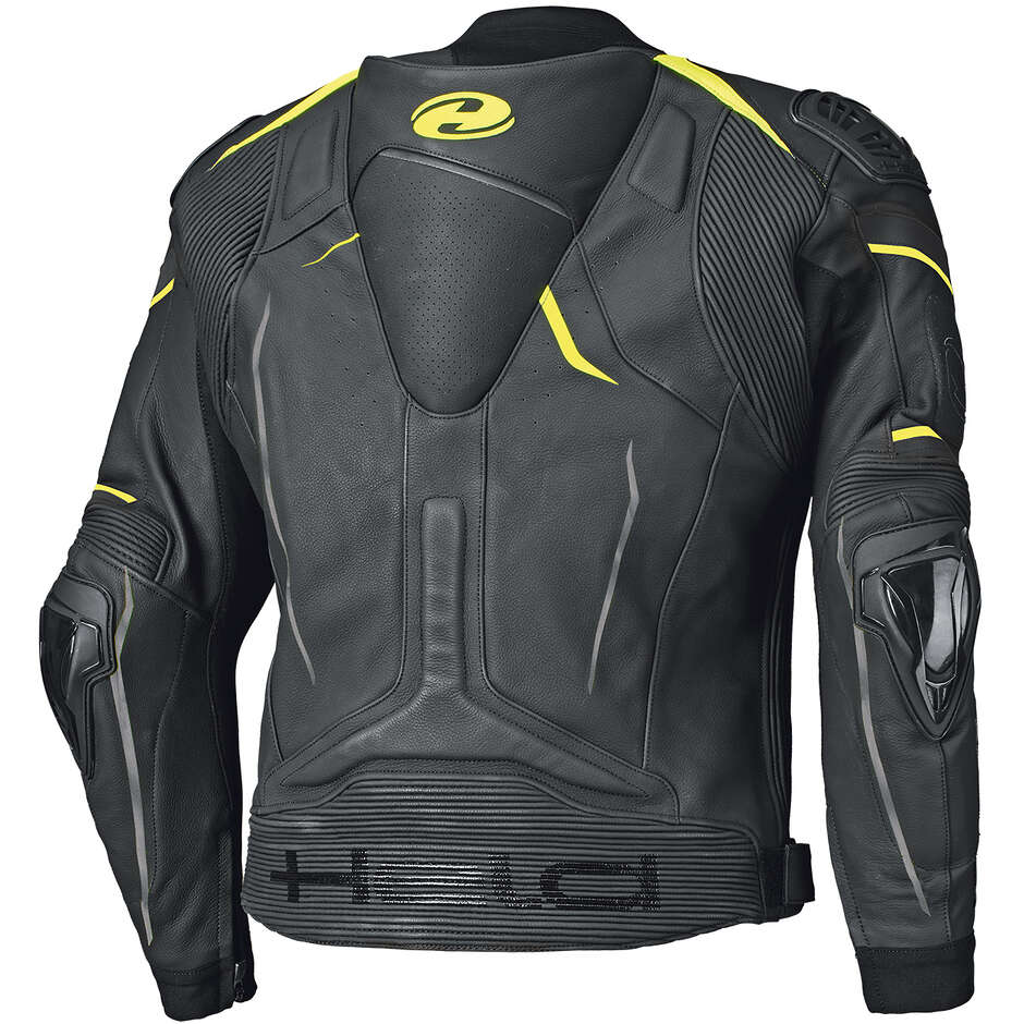 Veste de moto Held Safer II noire et jaune fluo
