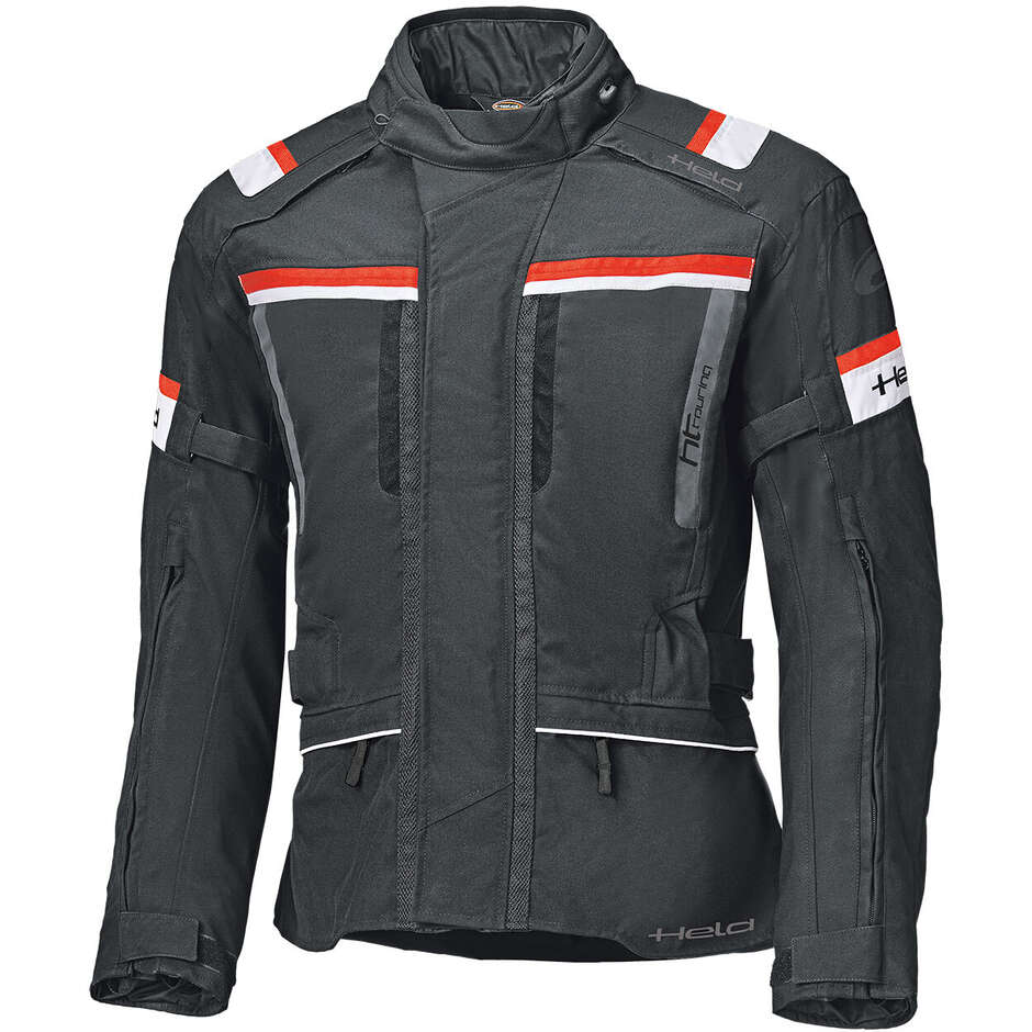 Veste de moto Held Tourino Top noir rouge