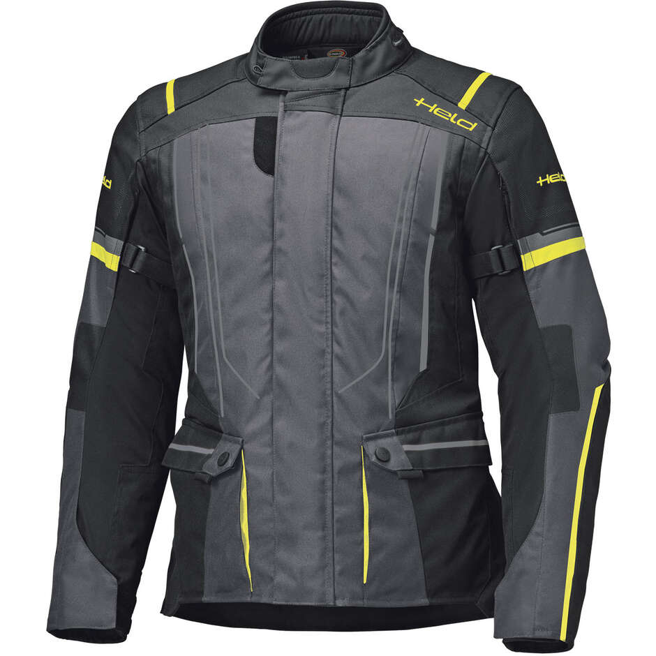 Veste de moto Held Zorro ST Top Noir Anthracite