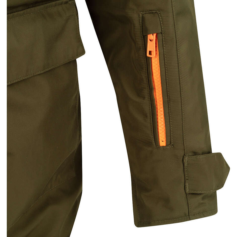 Veste de moto kaki Bering WEMBLEY